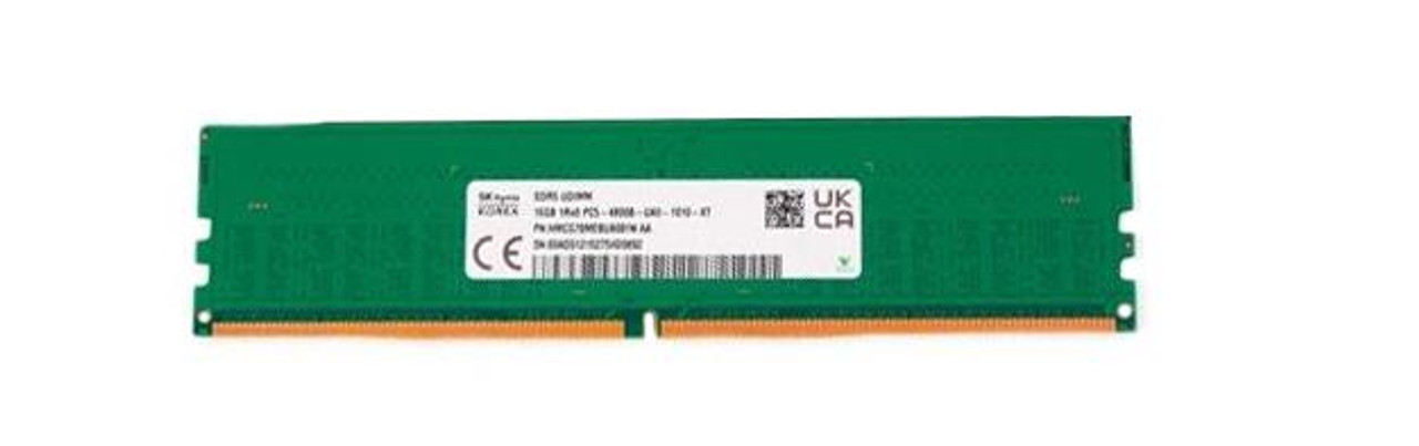 Hynix 16GB PC5-38400 DDR5-4800MHz ECC Unbuffered CL40 288-Pin DIMM 1.1V Single Rank Memory Module