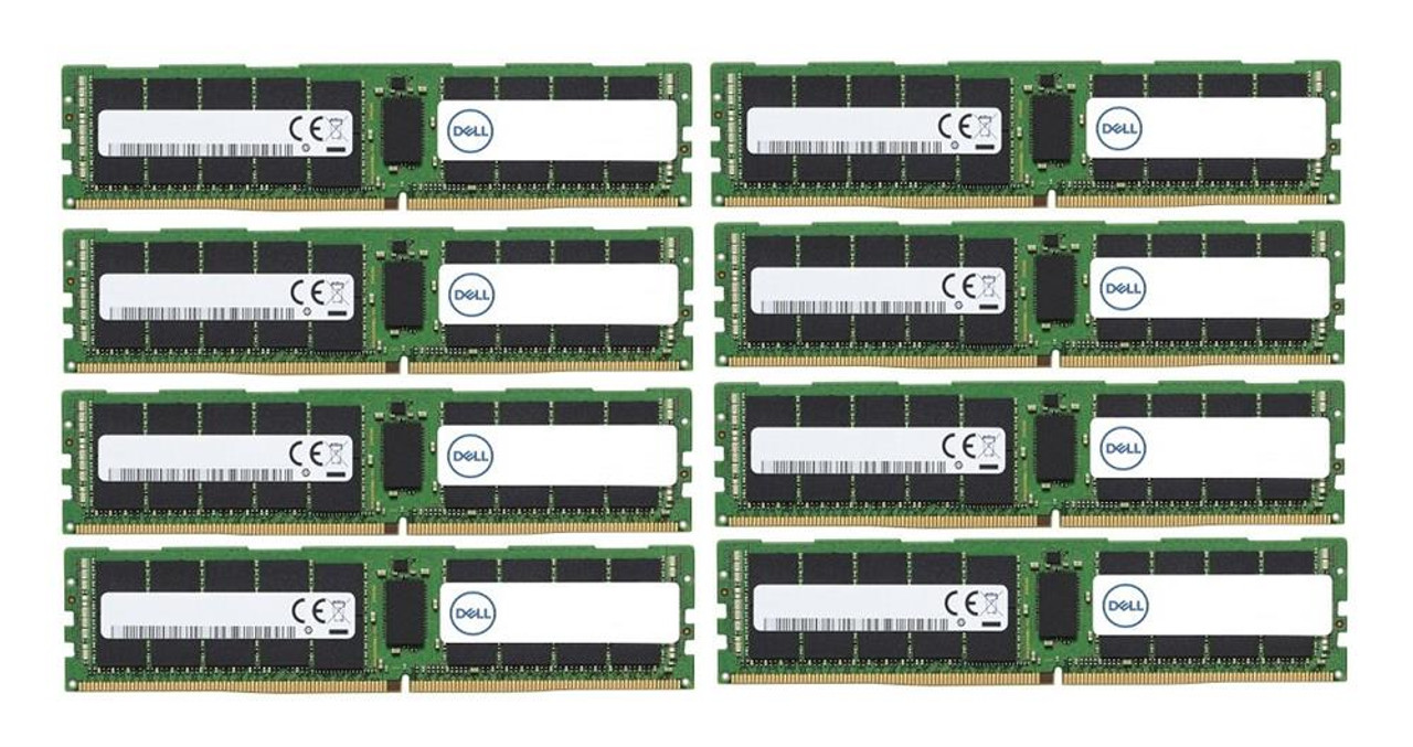 Dell 256GB Kit (8 X 32GB) PC4-23400 DDR4-2933MHz ECC Registered CL21 288-Pin RDIMM 1.2V Dual Rank Memory