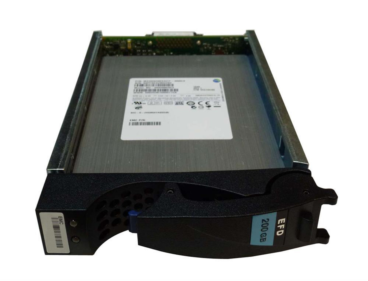 EMC 200GB SAS 6Gbps EFD 3.5-inch Internal Solid State Drive (SSD) with Tray for VNX5200 5400 5600 5800 7600 8000 Storage Systems