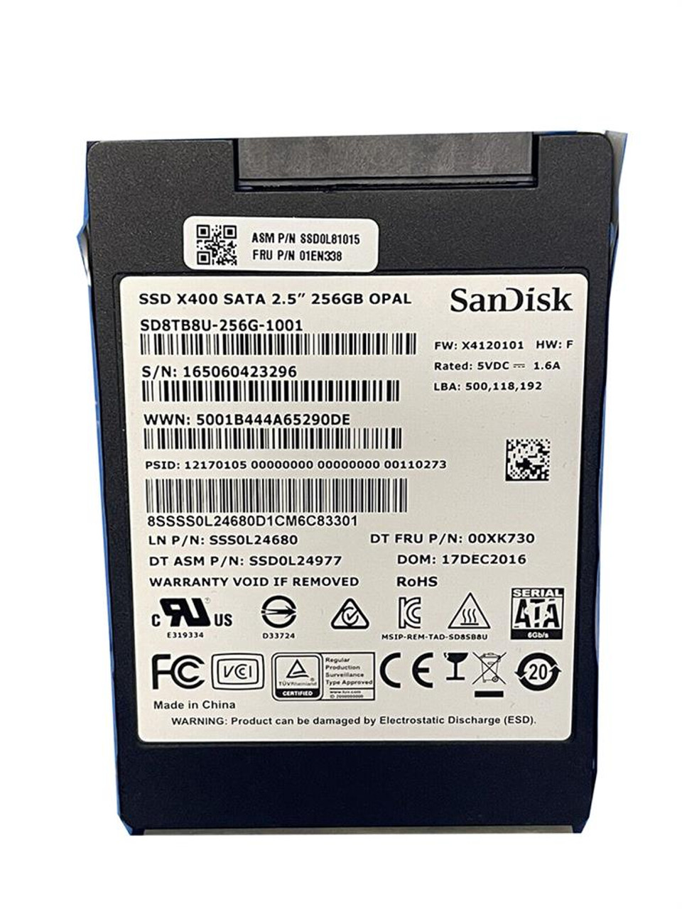 SanDisk X400 1TB TLC SATA 6Gbps (AES-256) 2.5-inch Internal Solid State Drive (SSD)