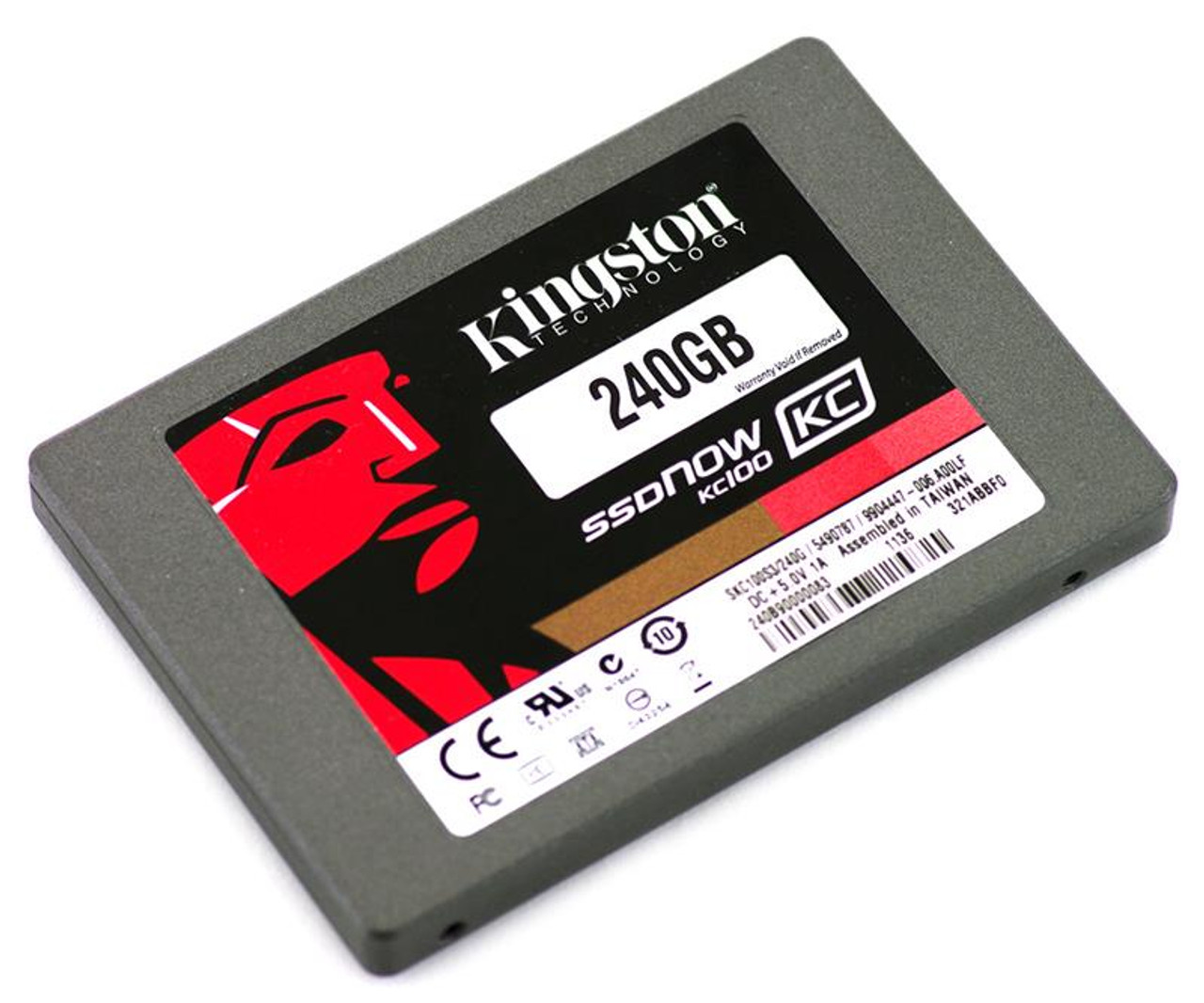 Kingston SSDNow KC100 Series 240GB MLC SATA 6Gbps 2.5-inch Internal Solid State Drive (SSD)