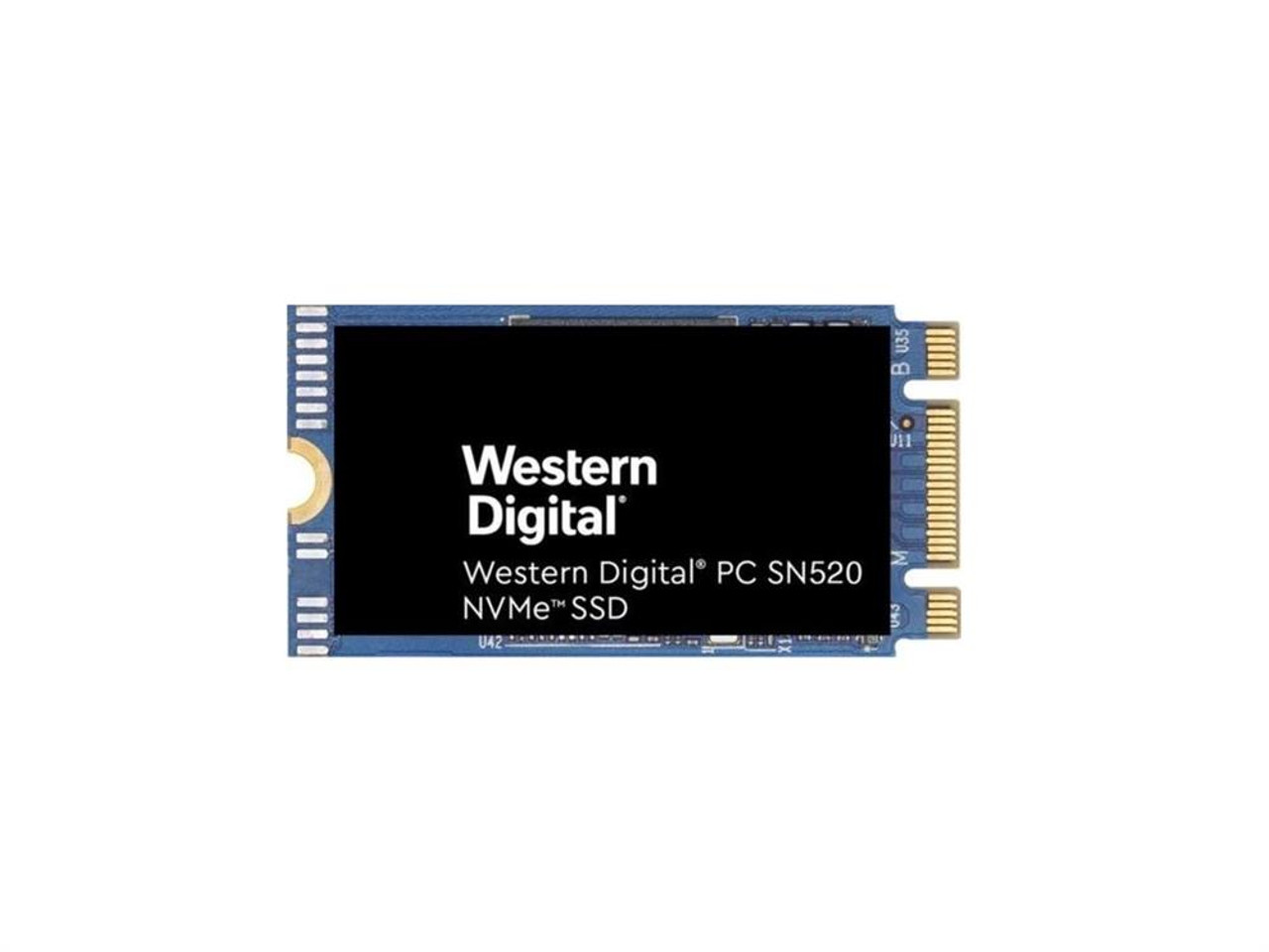 Western Digital PC SN520 Series 256GB TLC PCI Express 3.0 x2 NVMe M.2 2242 Internal Solid State Drive (SSD)