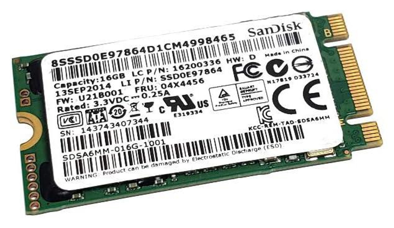 SanDisk pSSD 16GB MLC SATA 3Gbps mSATA Internal Solid State Drive (SSD)