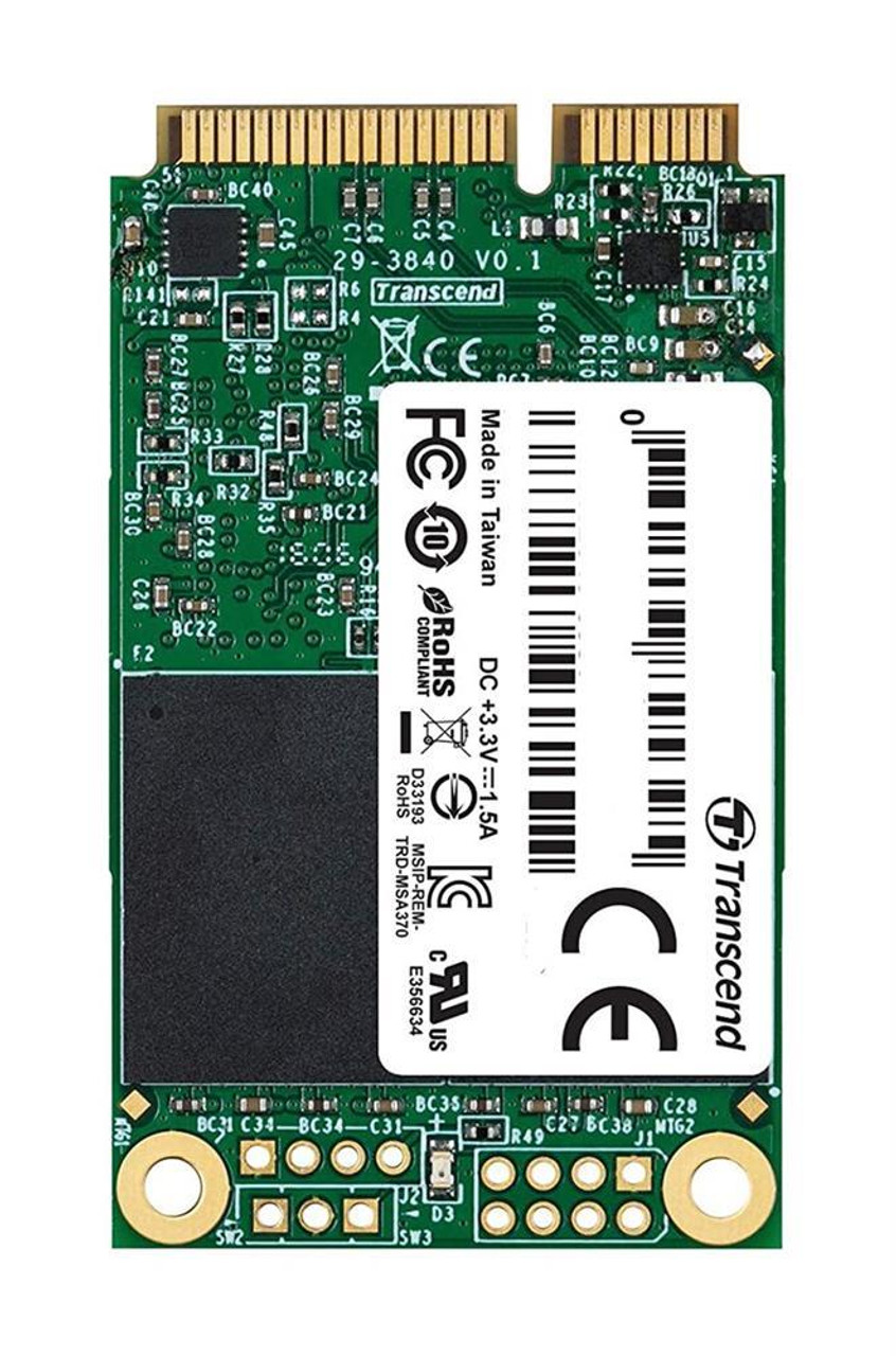 Transcend MSA380M Series 64GB MLC SATA 6Gbps mSATA Internal Solid State Drive (SSD)