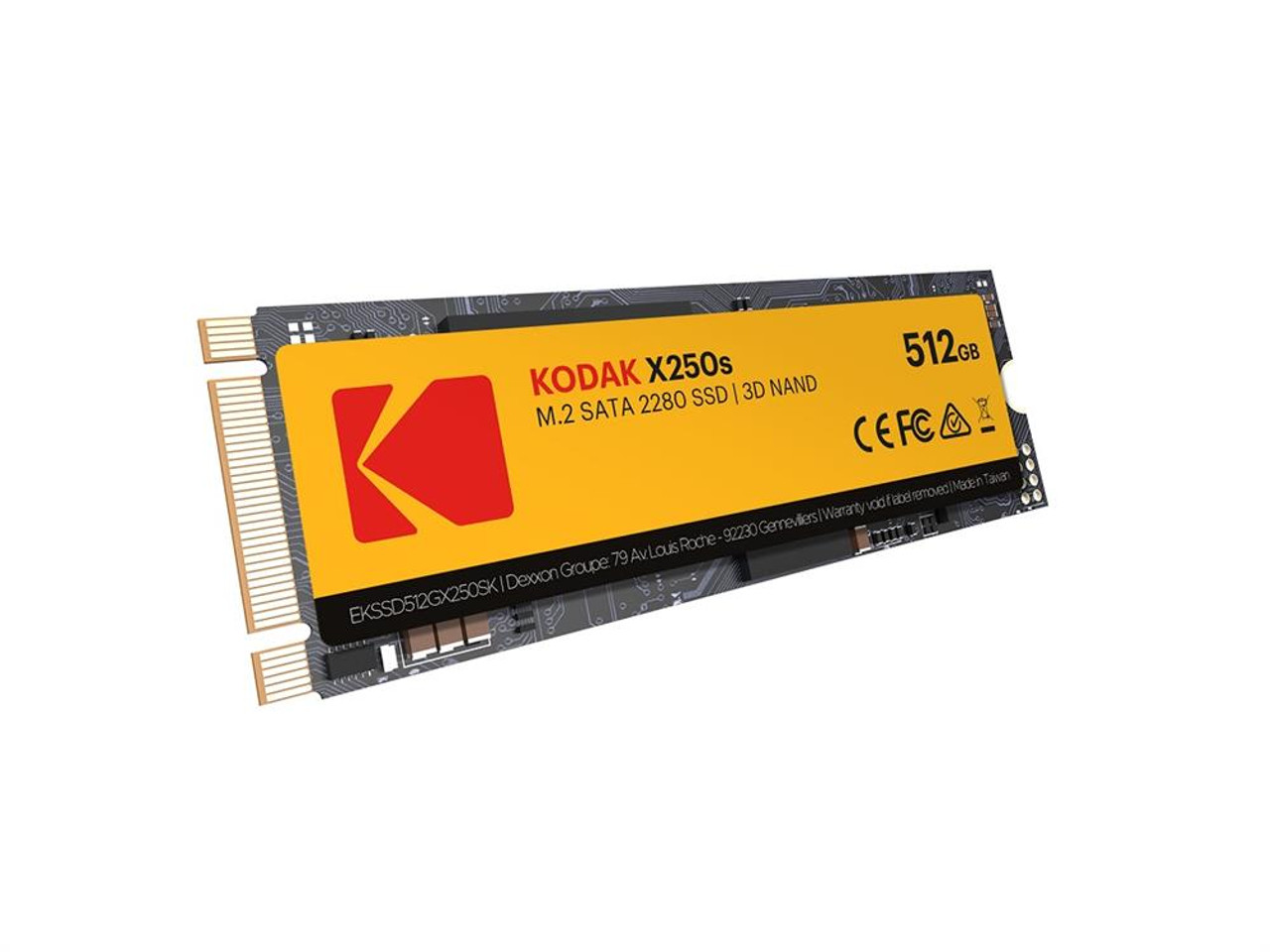 Kodak X250 Series 512GB TLC SATA 6Gbps M.2 2280 Internal Solid State Drive (SSD)