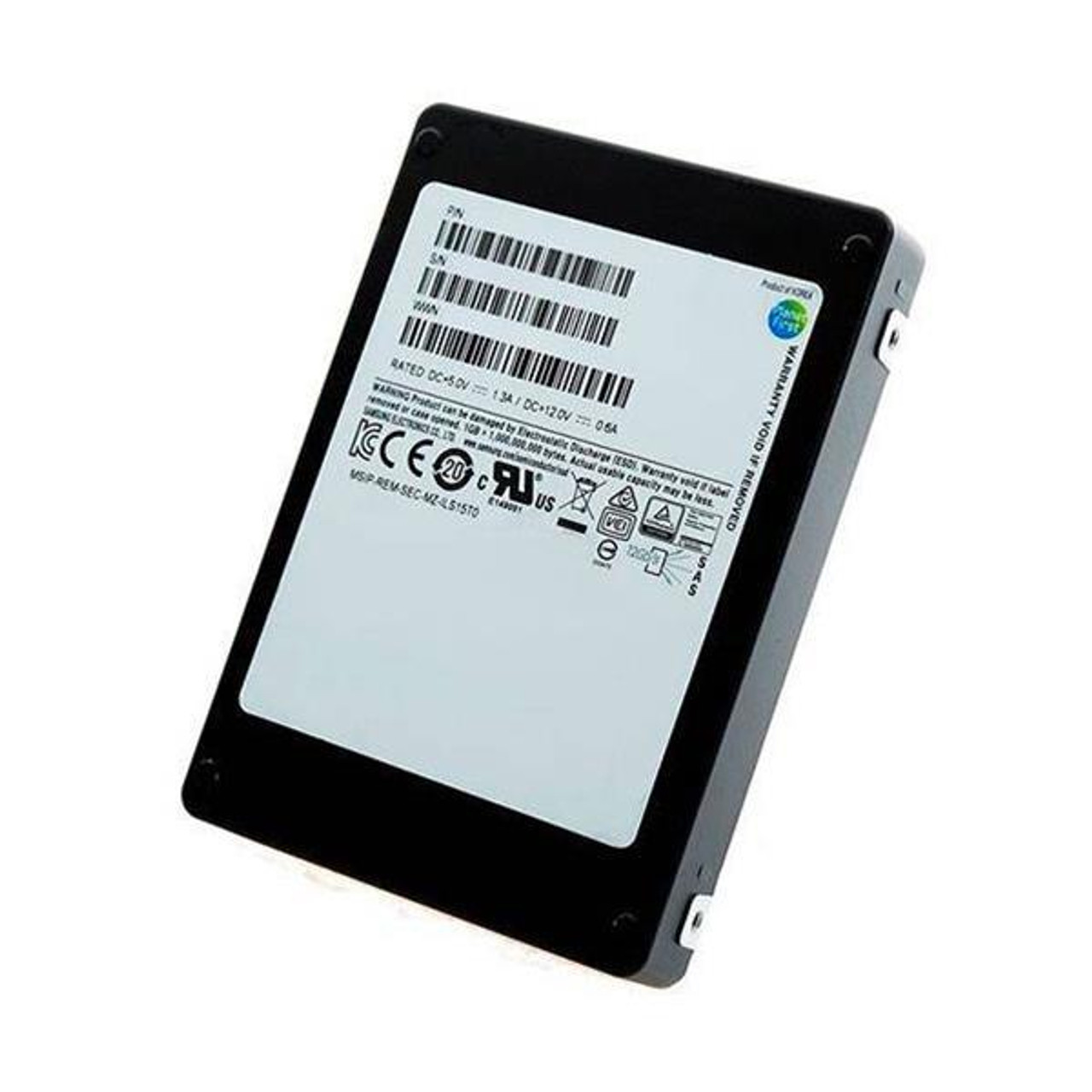 Samsung PM1653 Series 1.92TB TLC SAS 24Gbps 2.5-inch Internal Solid State Drive (SSD)