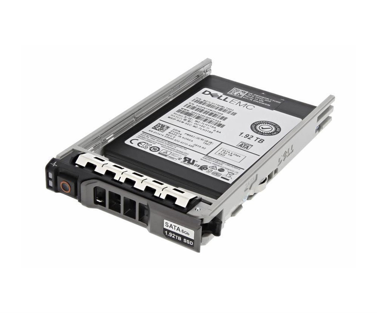 Dell EMC S4610 1.92 TB Solid State Drive - 2.5 Internal - SATA (SATA/600) - Mixed Use - Server Device 