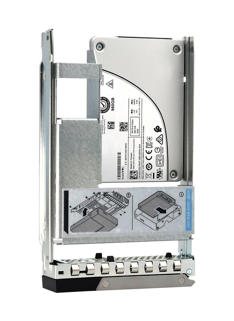 Dell 960GB SATA 6Gbps Hot Swap Read Intensive 2.5-inch Internal Solid State Drive (SSD) with 3.5-inch Hybrid Carrier