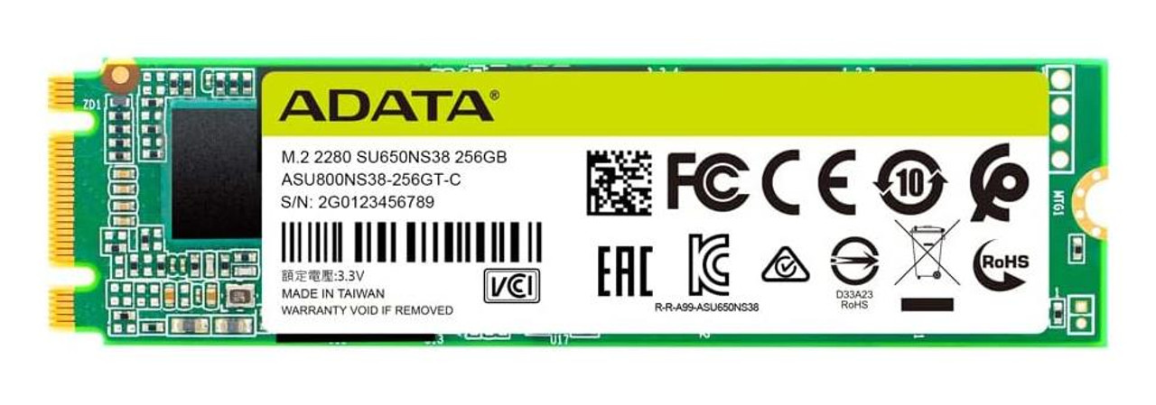 ADATA Ultimate SU650 Series 256GB TLC SATA 6Gbps M.2 2280 Internal Solid State Drive (SSD)