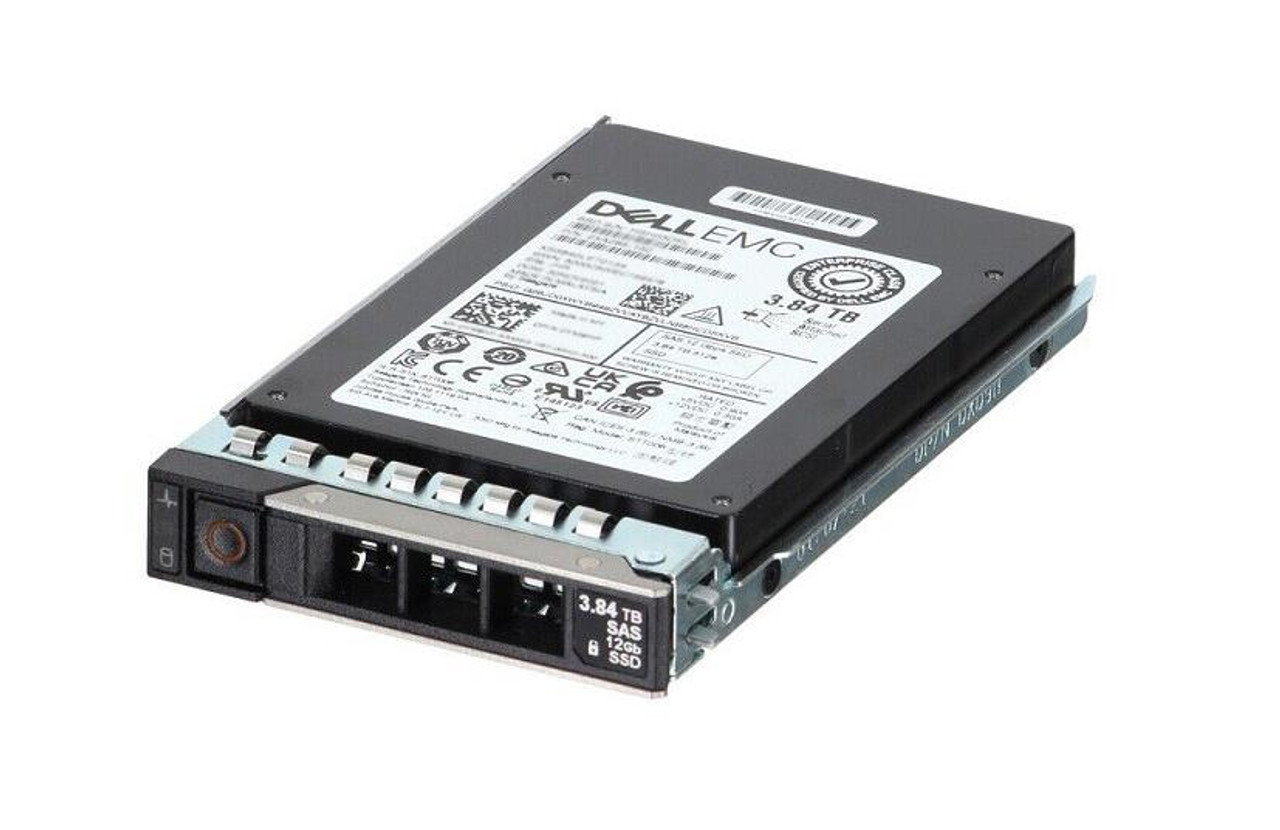 Dell 3.84TB SAS 12Gbps Hot-Plug Mixed Use (512e) 2.5-inch Solid State Drive (SSD)