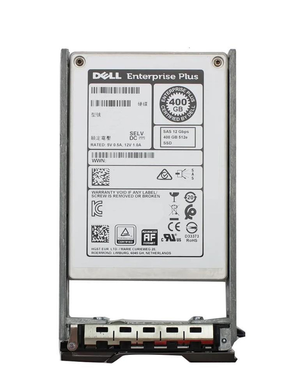 Dell Compellent 400GB MLC SAS 12Gbps (512e) 3.5-inch Solid State Drive (SSD) with tray