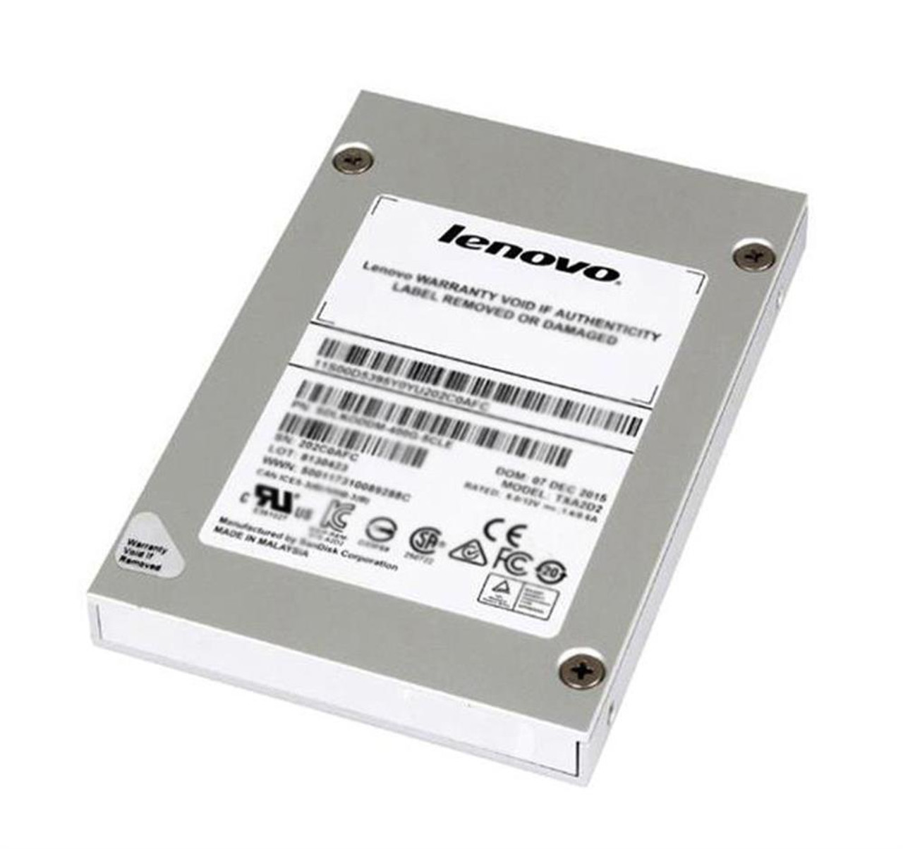 Lenovo 7.68TB TLC SATA 6Gbps 2.5-inch Internal Solid State Drive (SSD) for ThinkServer System