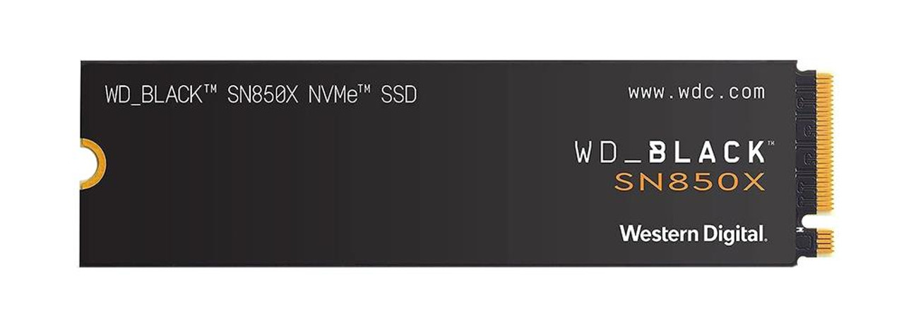 WD Black SN850X 2 TB Solid State Drive - M.2 2280 Internal - PCI Express NVMe (PCI Express NVMe x4) - Gaming Console Desktop PC Device Supported -