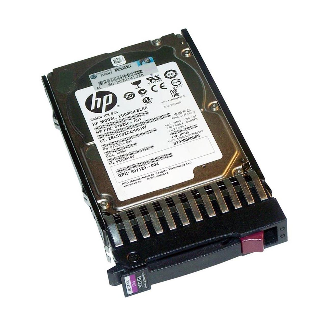 HP 300GB 10000RPM SAS 6Gbps 2.5-inch Internal Hard Drive
