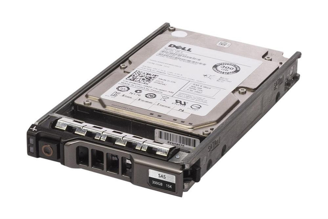 Dell 300GB 15000RPM SAS 6Gbps 3.5-Inch Hybrid Internal Hard Drive with Tray