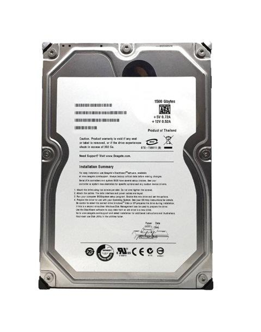 LaCie 1.5TB 7200RPM SATA 3Gbps 3.5-inch Internal Hard Drive