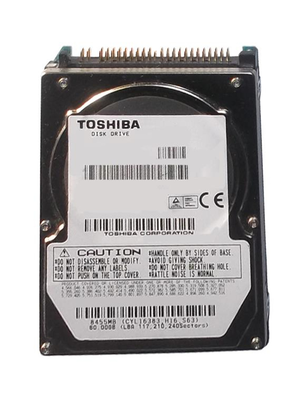 Toshiba 60GB 5400RPM ATA-100 2.5-inch Internal Hard Drive