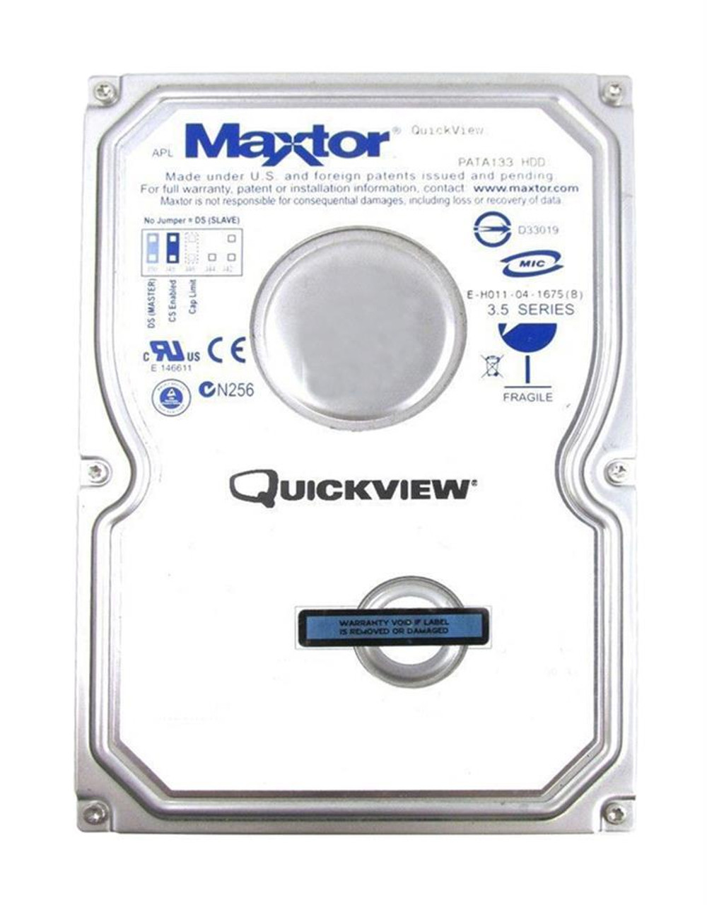 Maxtor QuickView 500 500GB 7200RPM ATA-133 16MB Cache 3.5-inch Internal Hard Drive (20-Pack)