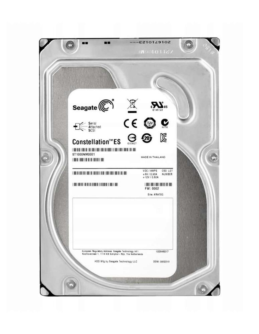 Seagate Constellation ES 1TB 7200RPM SAS 6Gbps 64MB Cache 3.5-inch Internal Hard Drive (20-Pack)