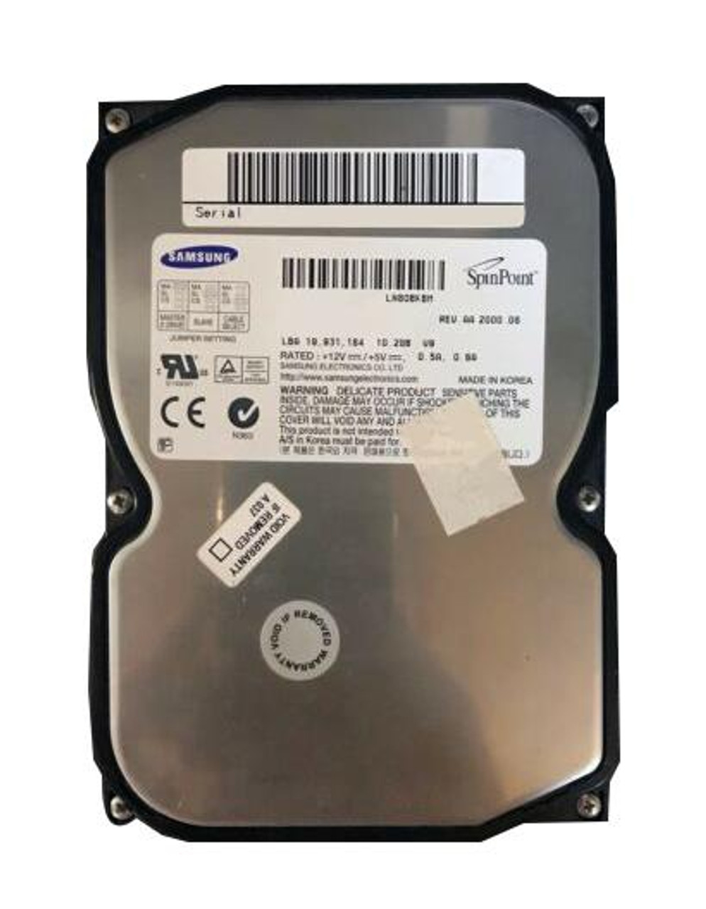 Samsung 40GB 5400RPM ATA/IDE 3.5-inch Internal Hard Drive