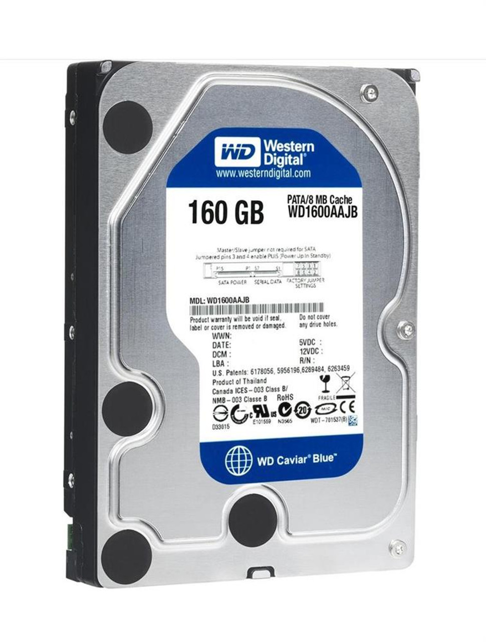 Western Digital 160GB 7200Rpm 2Mb Cache Ide Bulk Oem Hard Drive Wd800Bb