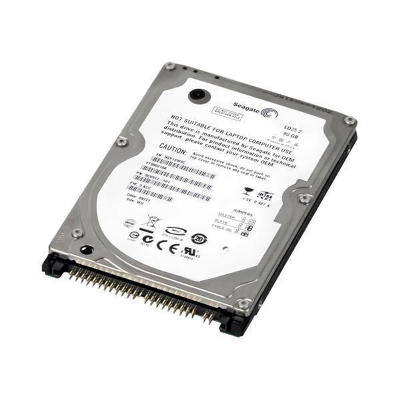 Seagate MobileMax 2 80GB 5400RPM SATA 1.5Gbps 2MB Cache 2.5-inch Internal Hard Drive (25-Pack)