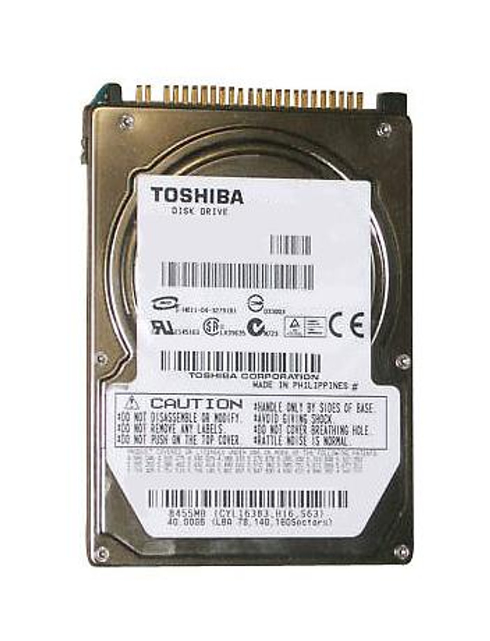 Toshiba 40GB 5400RPM ATA-100 2.5-inch Internal Hard Drive