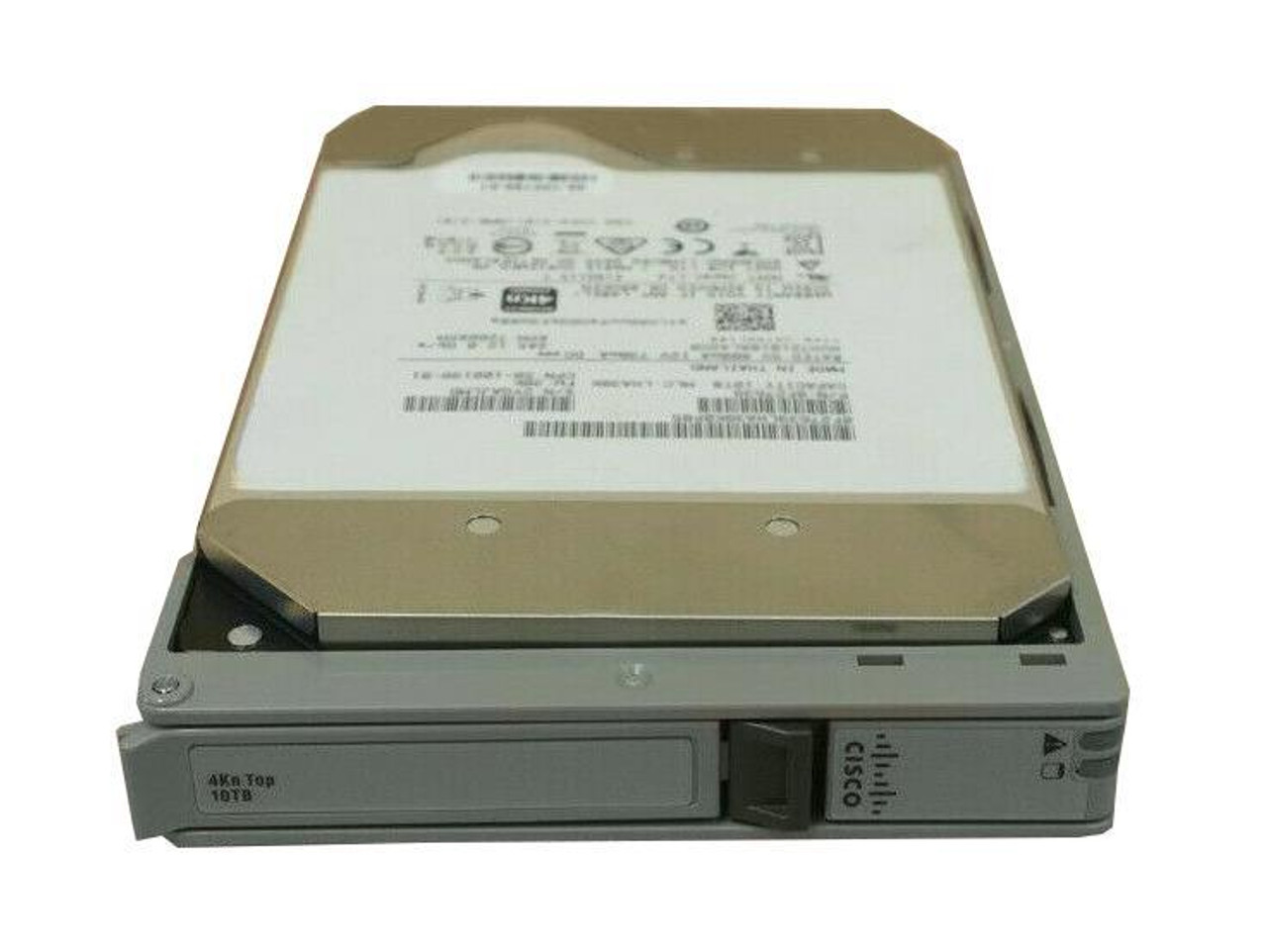Cisco 10TB 7200RPM SAS 12Gbps (4K) 3.5-inch Internal Hard Drive with Carrier Top Load