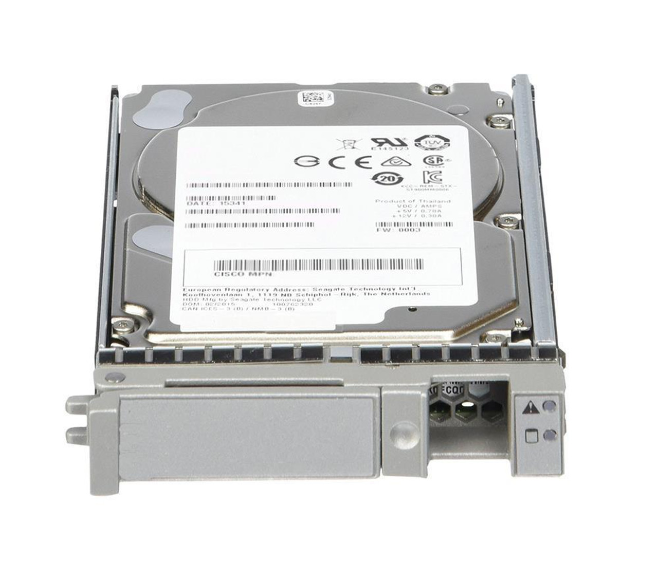 Cisco 16TB 7200RPM SAS 12Gbps 3.5-inch Internal Hard Drive with Carrier Rear Load