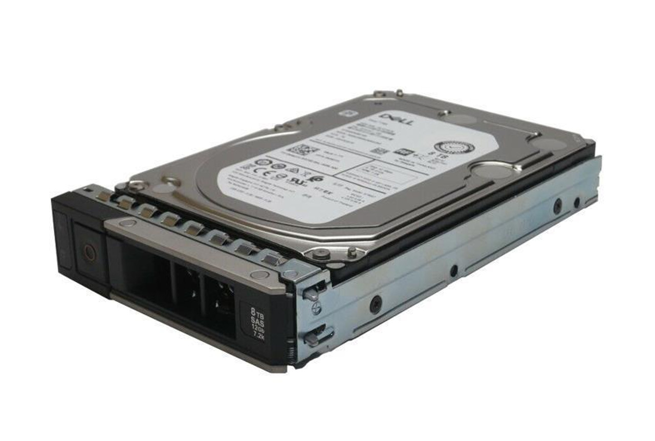 Dell 8TB 7200RPM SAS 12Gbps Hot Swap (512e) 3.5-inch Internal Hard Drive with Tray for 14G PowerEdge Server