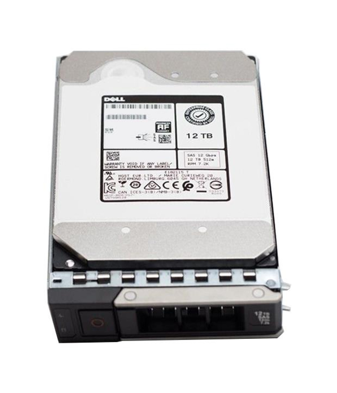 Dell 12TB 7200RPM SATA 6Gbps Hot Swap (512e) 3.5-inch Hard Drive with Tray
