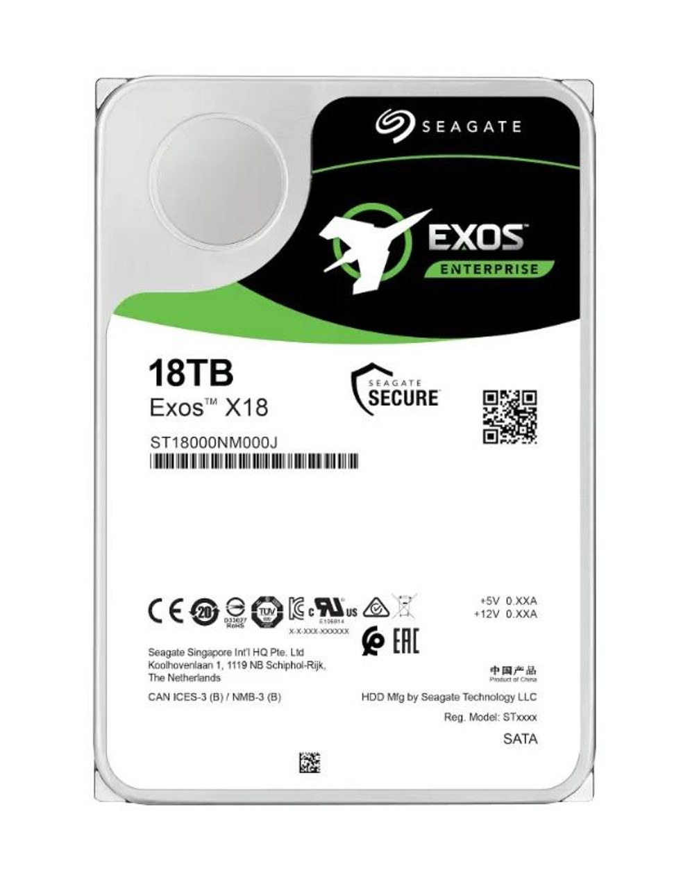 Seagate Exos 2x18 18TB 7200RPM SAS 12Gbps (512e) 3.5-inch Hard Disk Drive