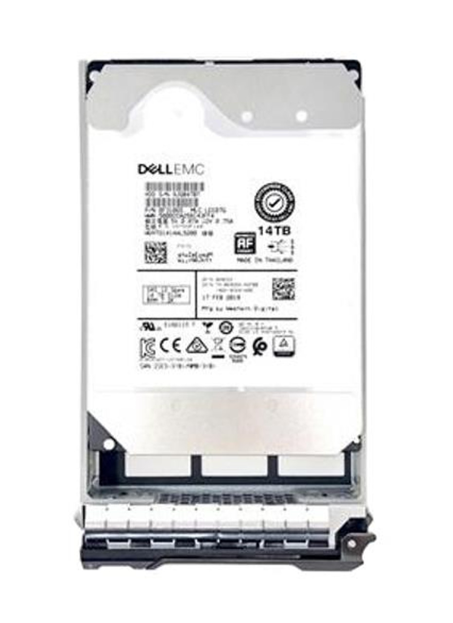 Dell 14TB 7200RPM SATA 6Gbps 512MB Cache (512e) 3.5-inch Internal Hard Drive