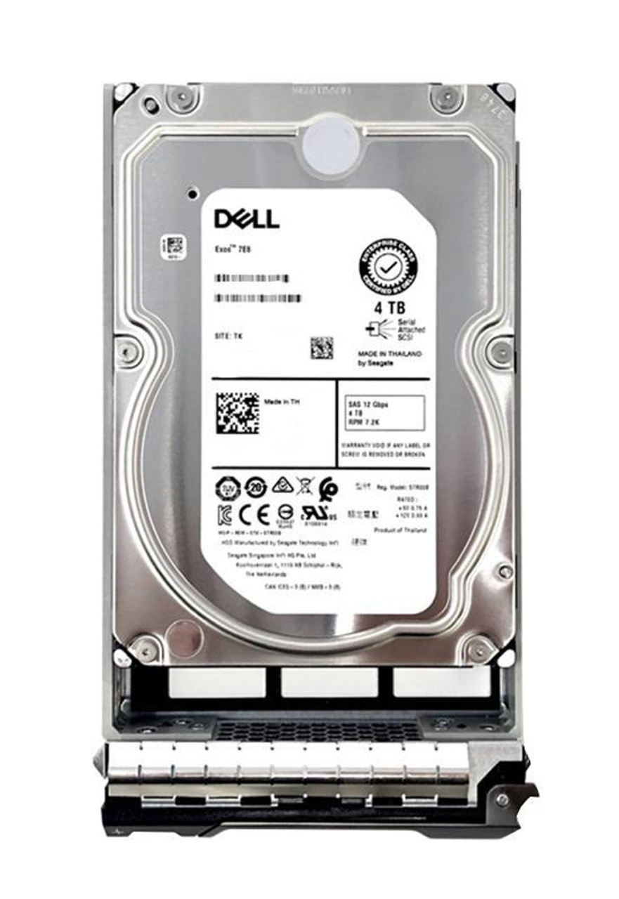 Dell 4TB 7200RPM SAS 12Gbps (512n) 3.5-inch Internal Hard Drive