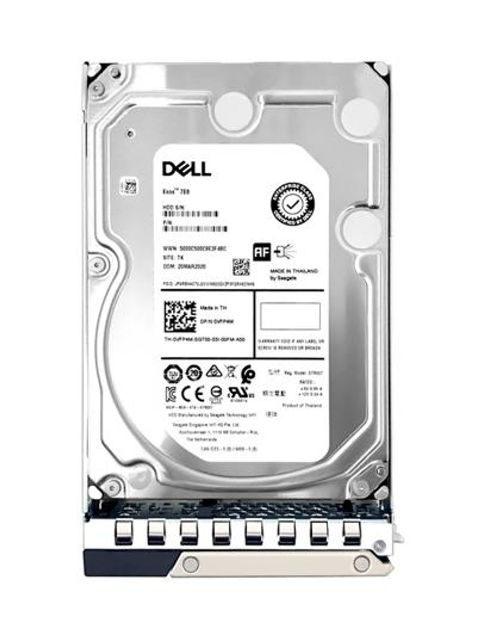 Dell 18TB 7200RPM SATA 6Gbps (512e) 512MB Cache Hot Plug 3.5-inch Hard Drive with Tray
