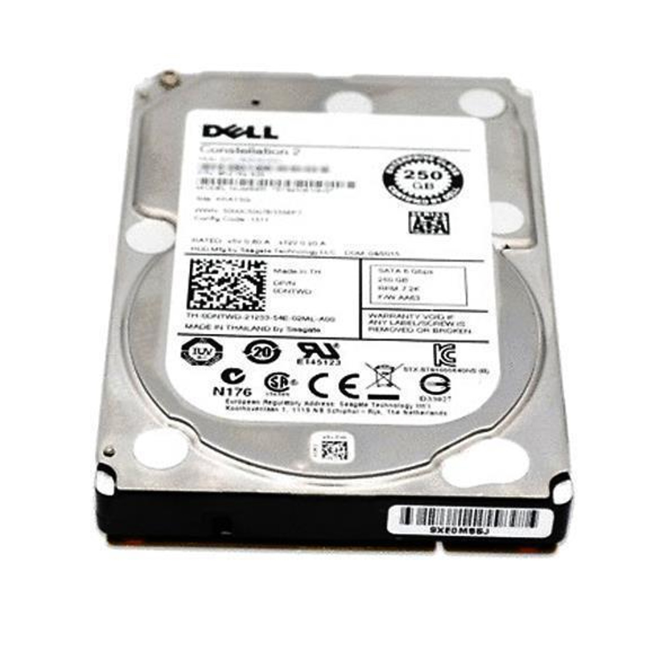 Dell 250GB 7200Rpm SATA 6Gbps 3.5 Inch Hard Drive