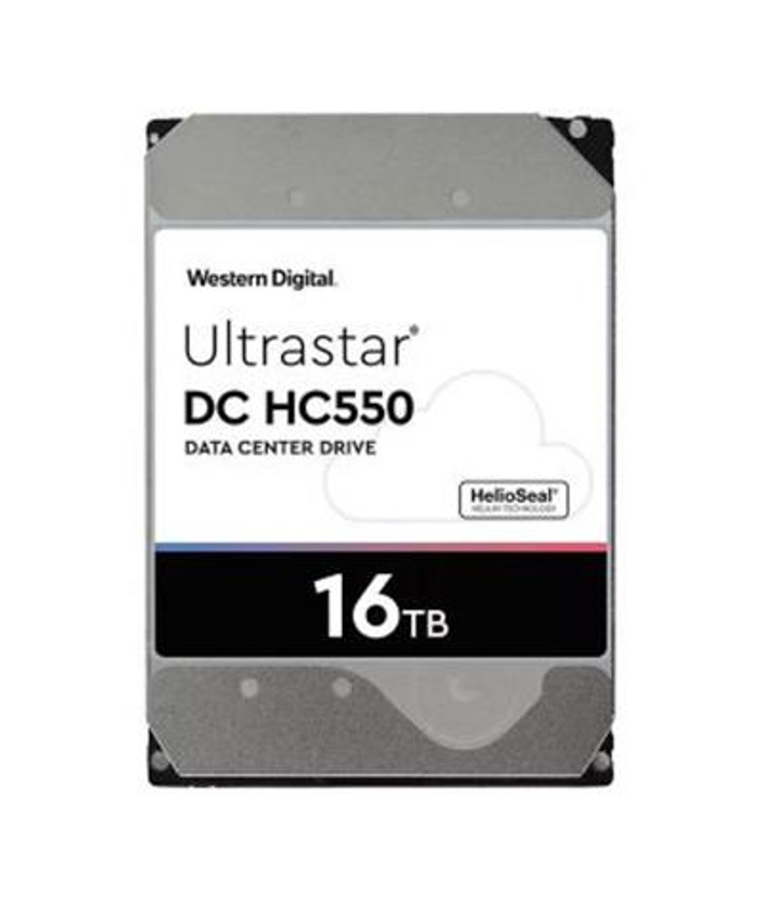 Western Digital Ultrastar Dc Hc550 Series 16TB 7200RPM SATA 6Gbps (512e) 512MB Cache 3.5-inch Hard Disk Drive