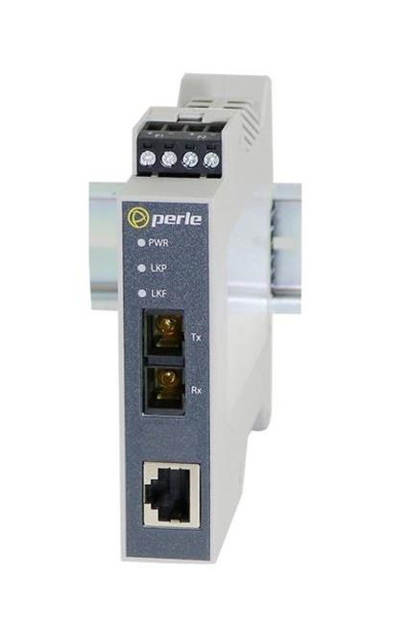 Perle SR-100-SC2-XT 1x Network RJ-45 2 x SC Ports DuplexSC Port Multi-mode Fast Ethernet 100Base-TX 100Base-FX Media Converter