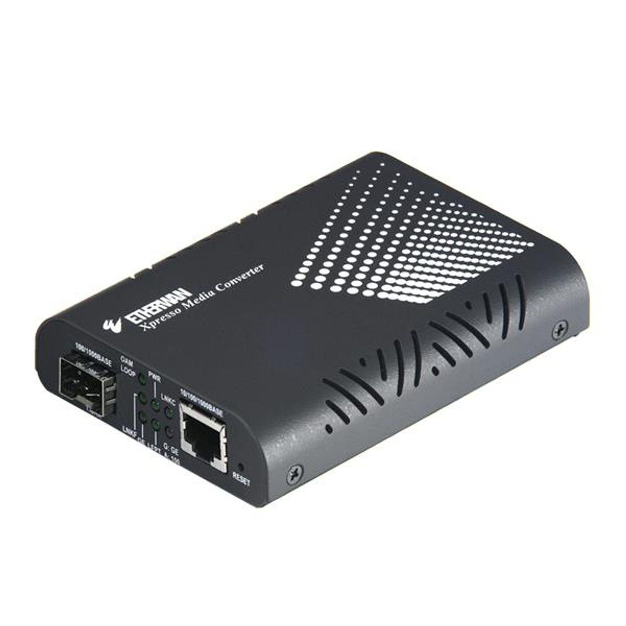 EtherWAN Managed 10/100/1000Base-TX to 100/1000Base-X Dual Rate 1x Network RJ-45 1x SC Ports DuplexSC Port Gigabit Ethernet 10/100/1000Base-T