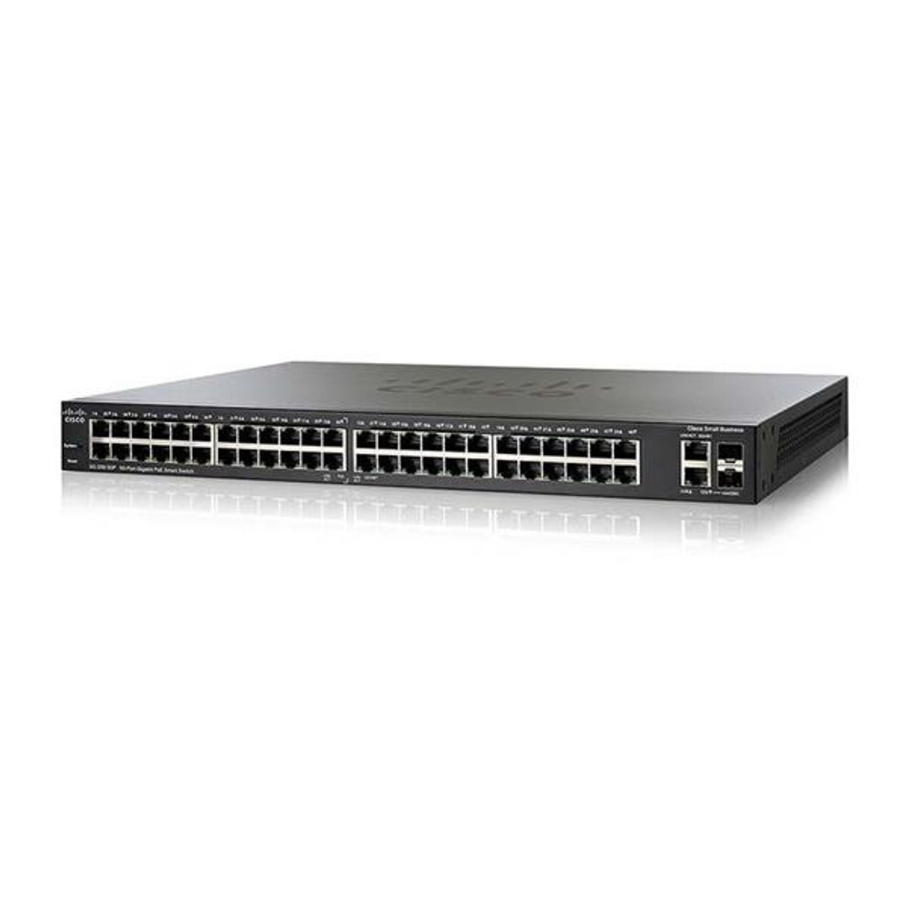 Cisco Small Business SG200-50 50-Ports (24x RJ-45 10Base-T/100Base-TX/1000Base-T and 24x POE with 2x SFP (mini-GBIC) Ports) Managed Switch