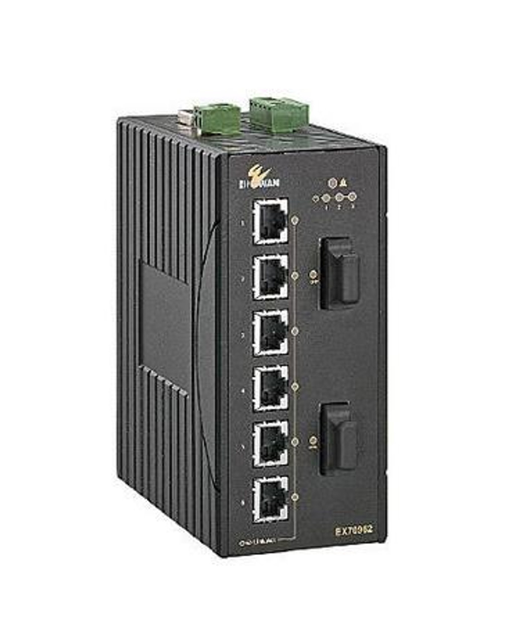 EtherWAN 8-Port 10/100/1000BASE-TX Managed Hardened Ethernet Switch - 8 Ports - Manageable - Gigabit Ethernet - 10/100/1000Base-TX - 2 Layer