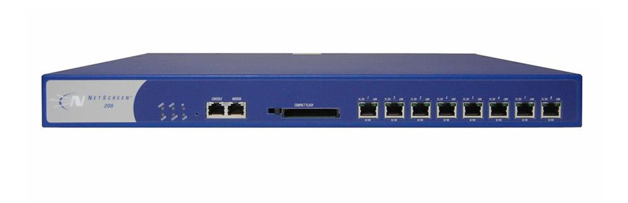 Juniper NetScreen 208 VPN/Firewall - 8 x (Refurbished)