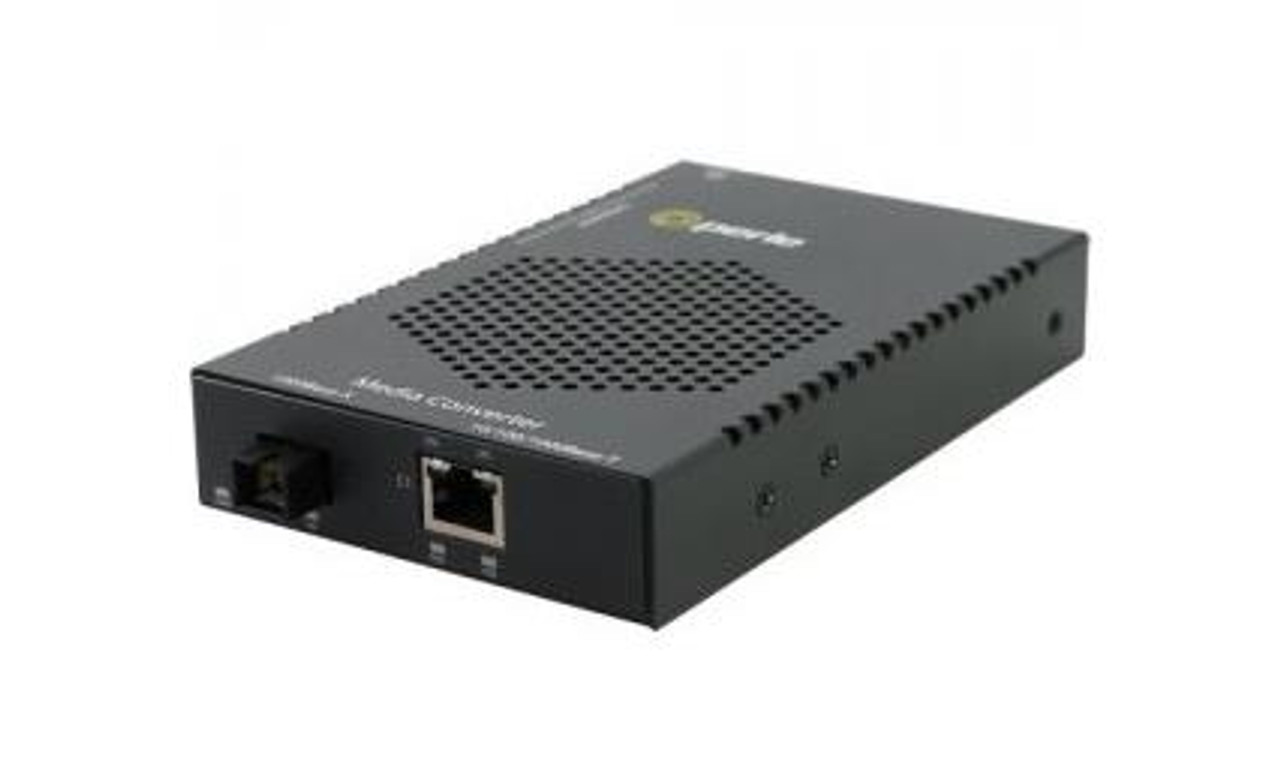 Perle S-1110HP-SC10D 1x Network RJ-45 1x SC Ports SimplexSC Port Single-mode Gigabit Ethernet 1000Base-BX 10/100/1000Base-T Rack-Mountable Media