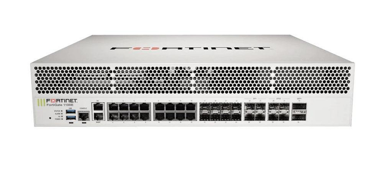 Fortinet FortiGate FG-1100E Network Security/Firewall Appliance - 18 Port - 10/100/1000Base-T 1000Base-X 10GBase-X 40GBase-X 1000Base-SX - 40