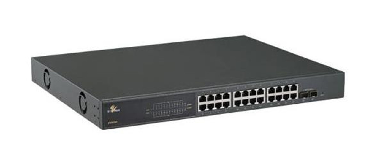 EtherWAN Managed 24-port Gigabit PoE with 2-port Gigabit SFP/RJ45 Combo Ethernet Switch - 26 Ports - Managed - Gigabit Ethernet - 2 SFP Slots - 450