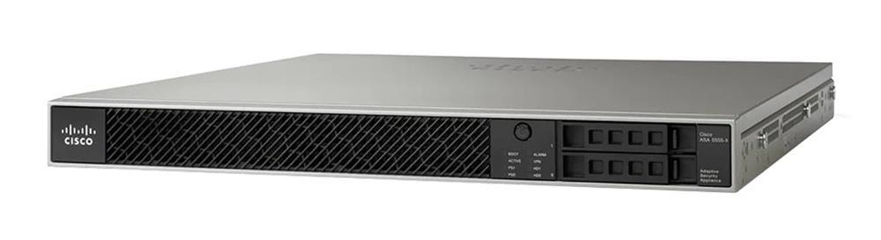 Cisco ASA 5555-X Network Security/Firewall Appliance - 8 Port - 10/100/1000Base-T - Gigabit Ethernet - DES AES 3DES - 8 x RJ-45 - 1 Total