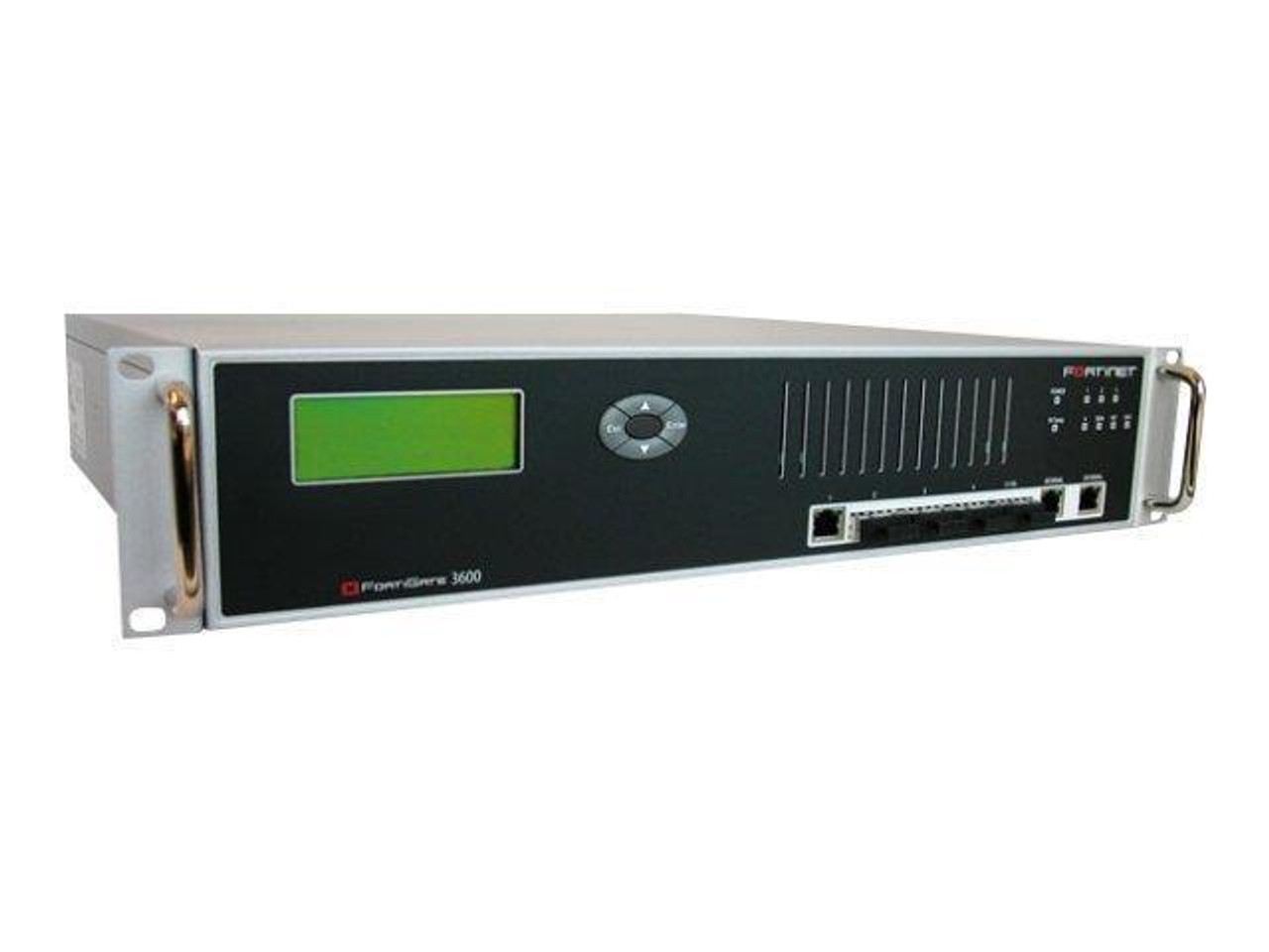 Fortinet FortiGate 3600 Unified Threat Management Appliance - 7 Port - 10/100/1000Base-T 10/100Base-TX 1000Base-SX - Gigabit