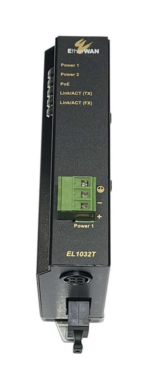 EtherWAN Industrial 10/100Base-TX to 100Base-FX Media Converter with PoE/PSE - Network (RJ-45) - 1x PoE (RJ-45) Ports - 1 x SC Ports - Multi-mode -