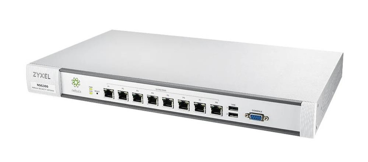 ZYXEL NSG200 Network Security/Firewall Appliance - 7 Port - 10/100/1000Base-T - Gigabit Ethernet - AES (256-bit) 3DES DES SHA-1 MD5 SHA-2 - 7