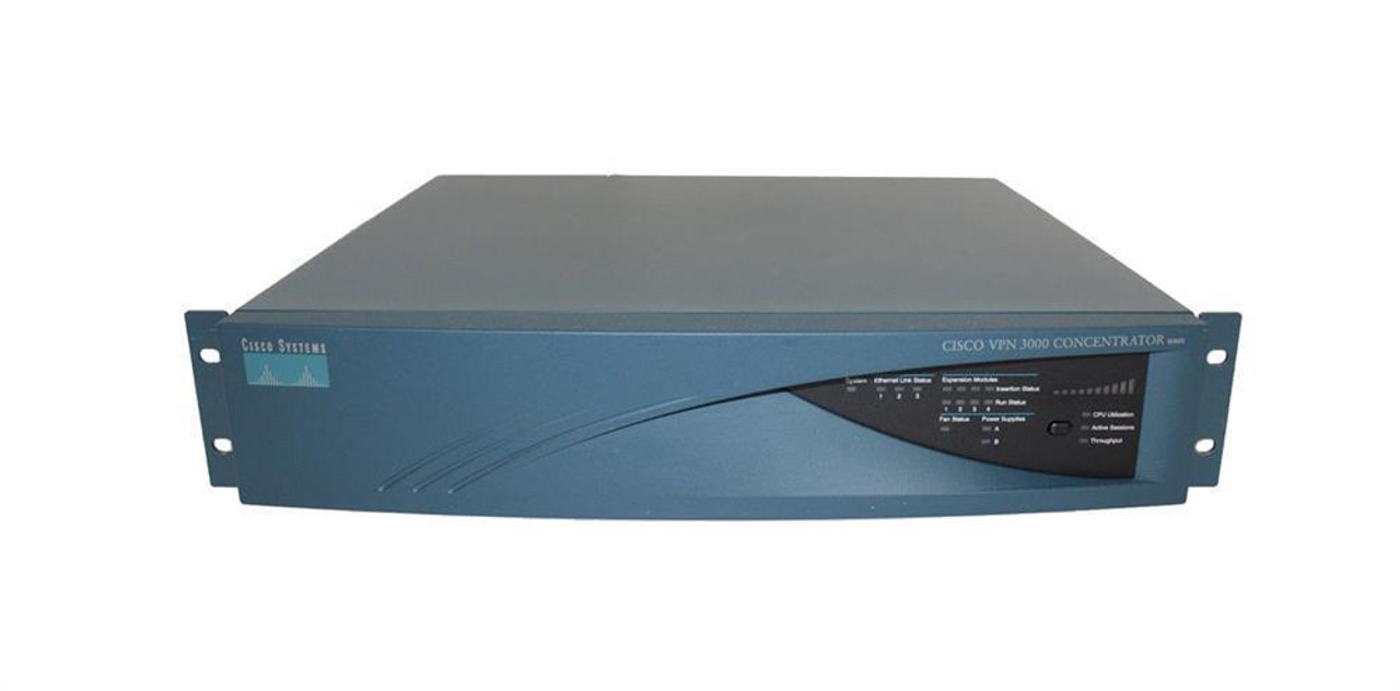 Cisco VPN 3020E Concentrator - 1 x 10/100Base-TX LAN 1 x 10/100Base-TX WAN 1 x 10/100Base-TX DMZ 1 x (Refurbished)